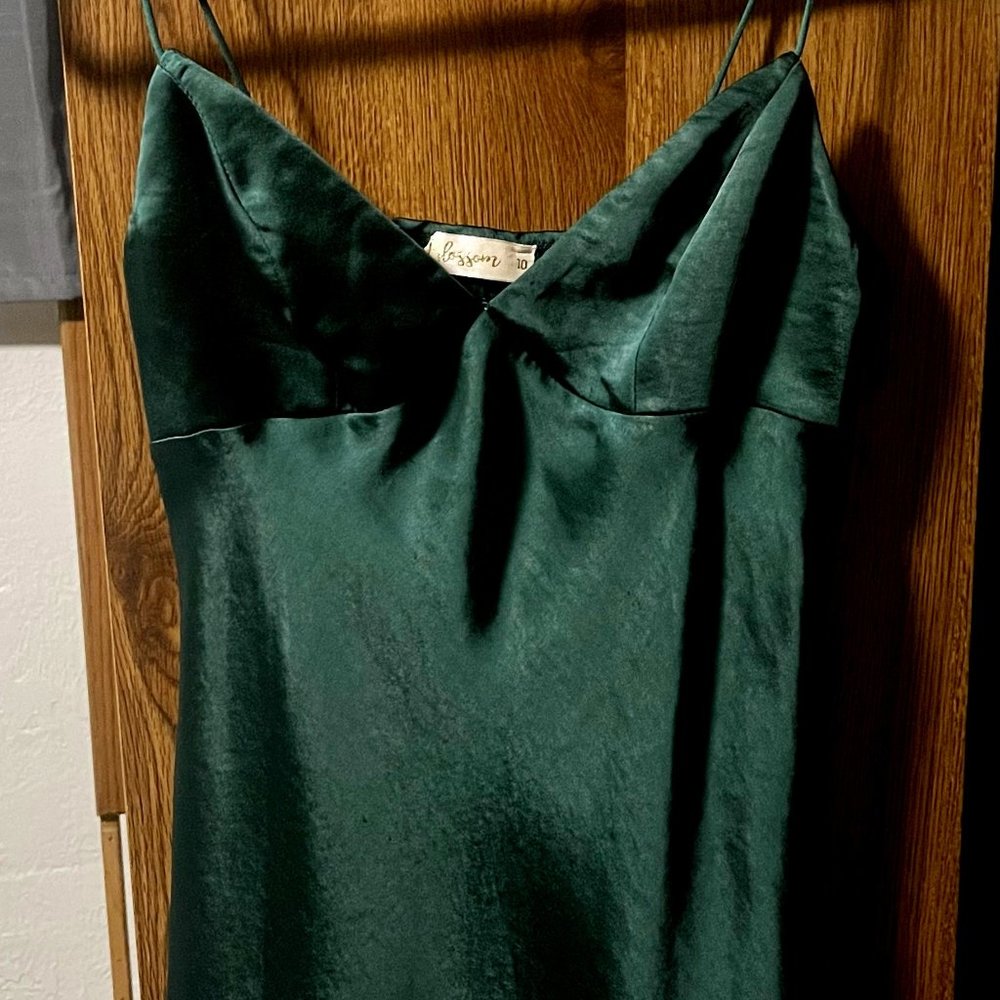 Blossom Mini Dress- Green